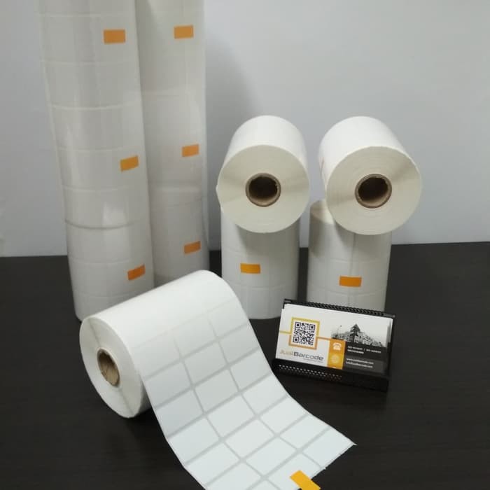 Label Barcode 33 x 19 mm - 33x19 mm - 33x19mm - ( 3 Line) - Kertas Sticker Label Semicoated-3