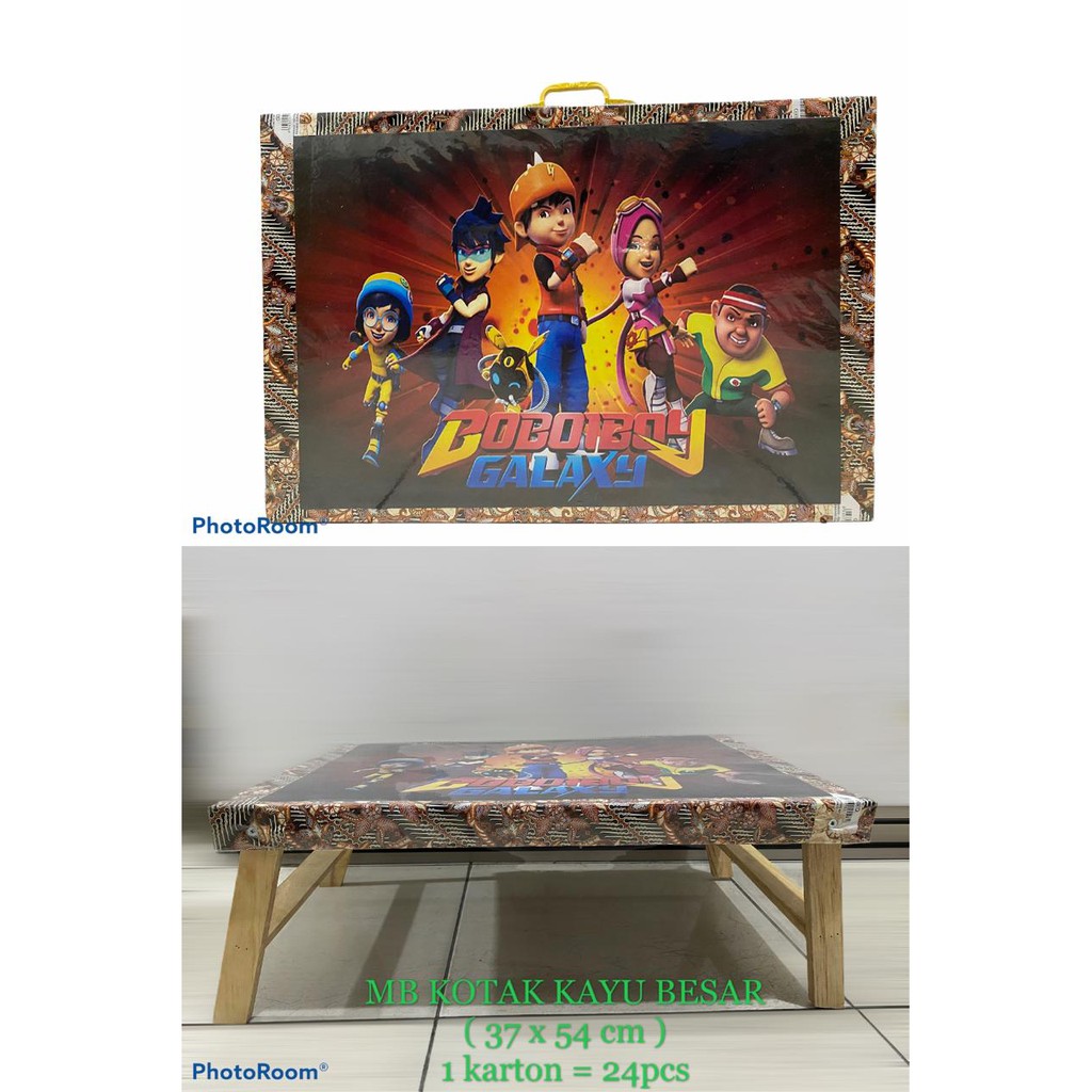 Meja Belajar Lipat Kotak Kayu Kecil Besar / Meja Belajar Lipat Laptop Kotak Kayu Kecil Besar
