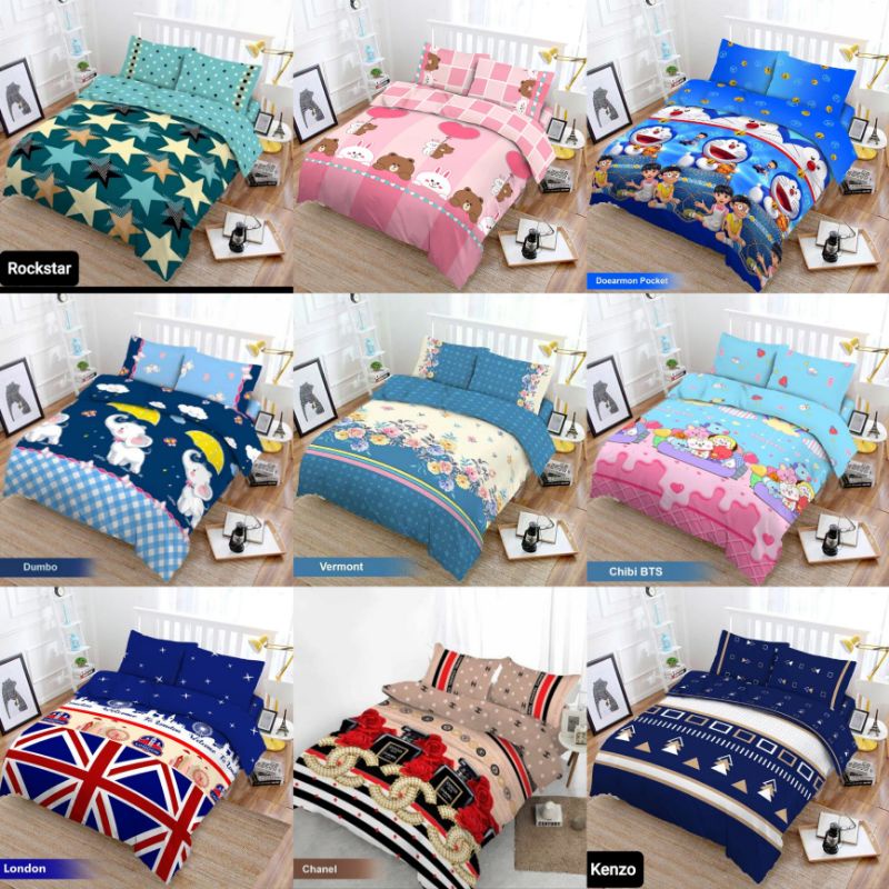 Set Bedcover Flat Rosanna Vito KING 180x200 Samarinda