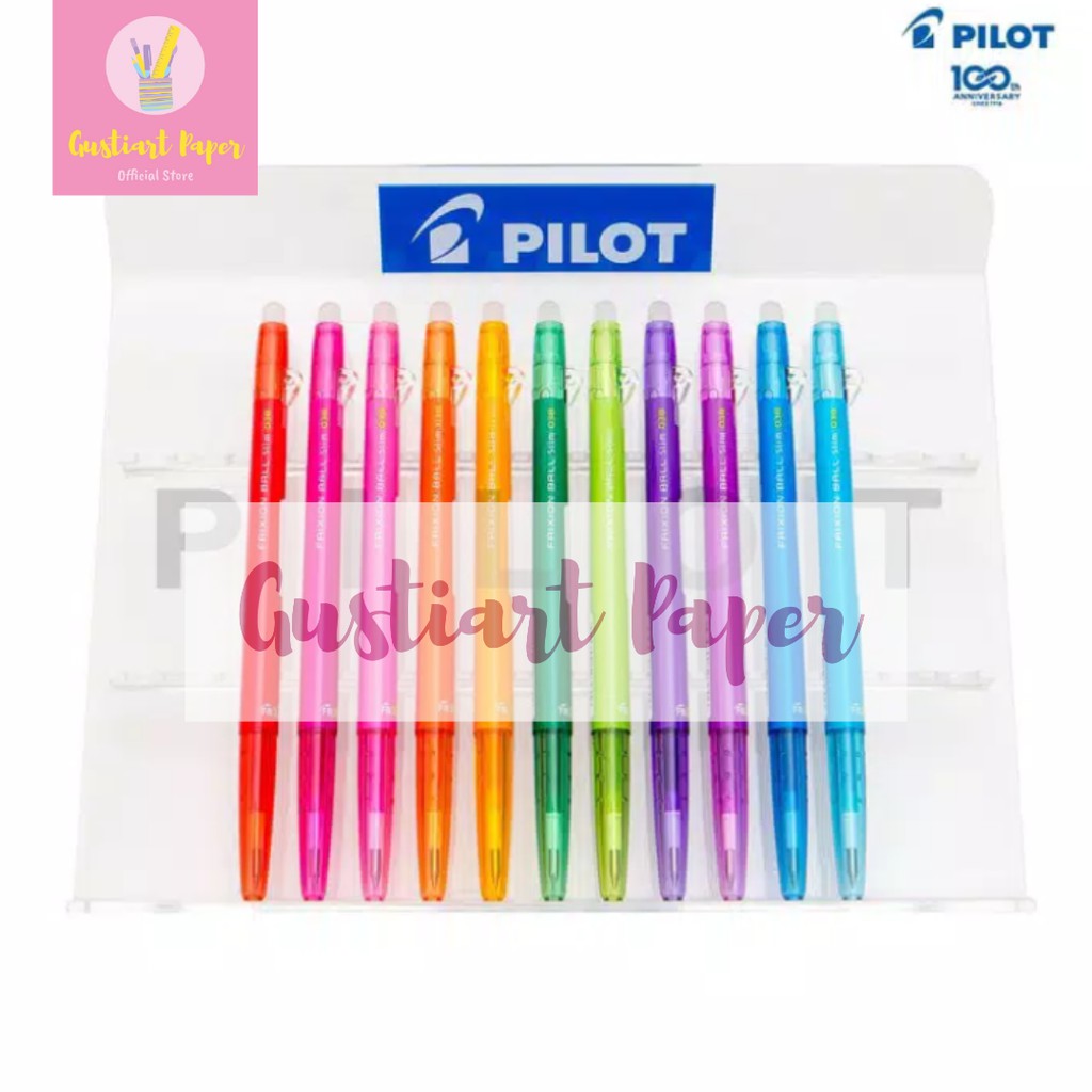 

Pilot Frixion Slim Clicker 0.38 mm / eraseble pen / pulpen bisa dihapus Unik Murah