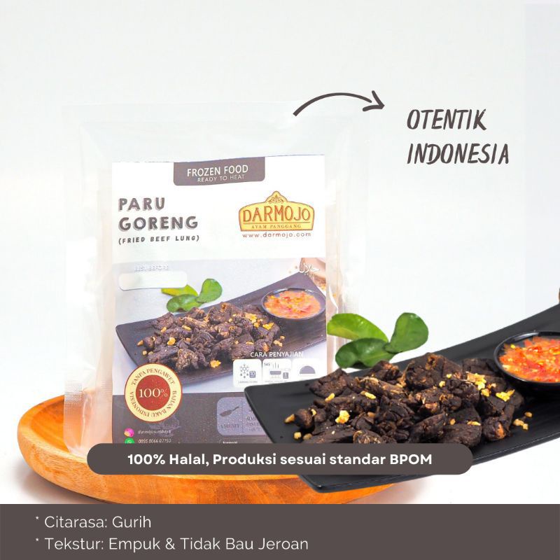 

Darmojo Paru Goreng 150gram (2-3 Porsi) + Sambal Korek Terpisah | Festive Frozen Food