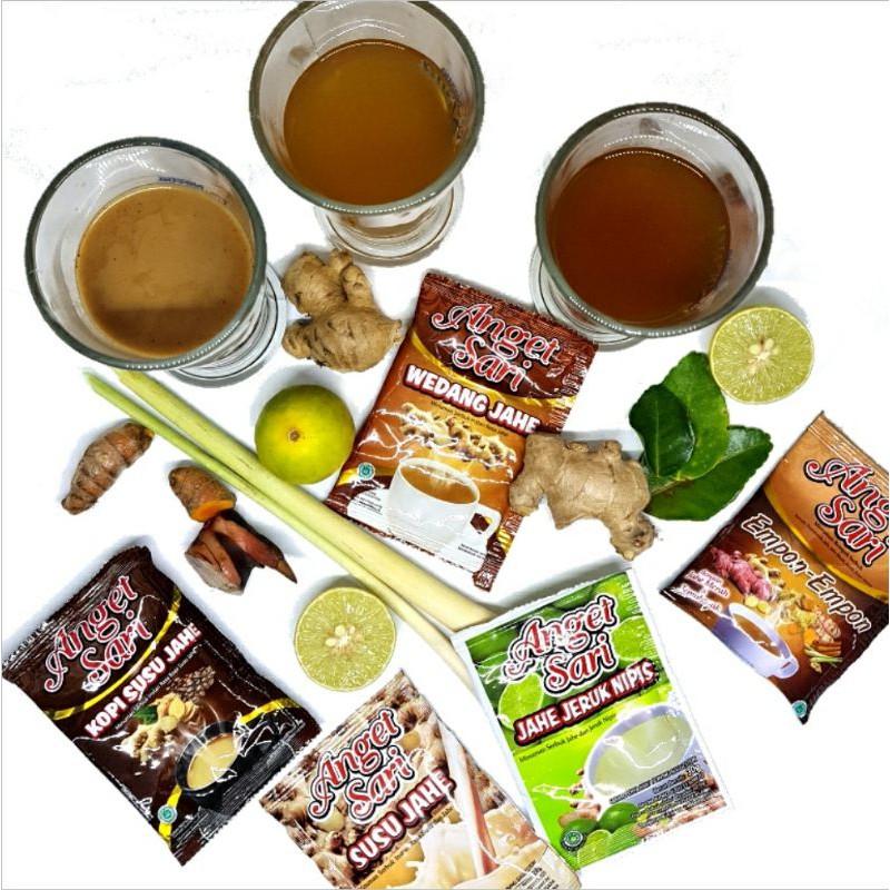 

ANGETSARI SUSU JAHE / KOPI SUSU JAHE / jeruk nipis. 1 RENCENG 10 sachet b352