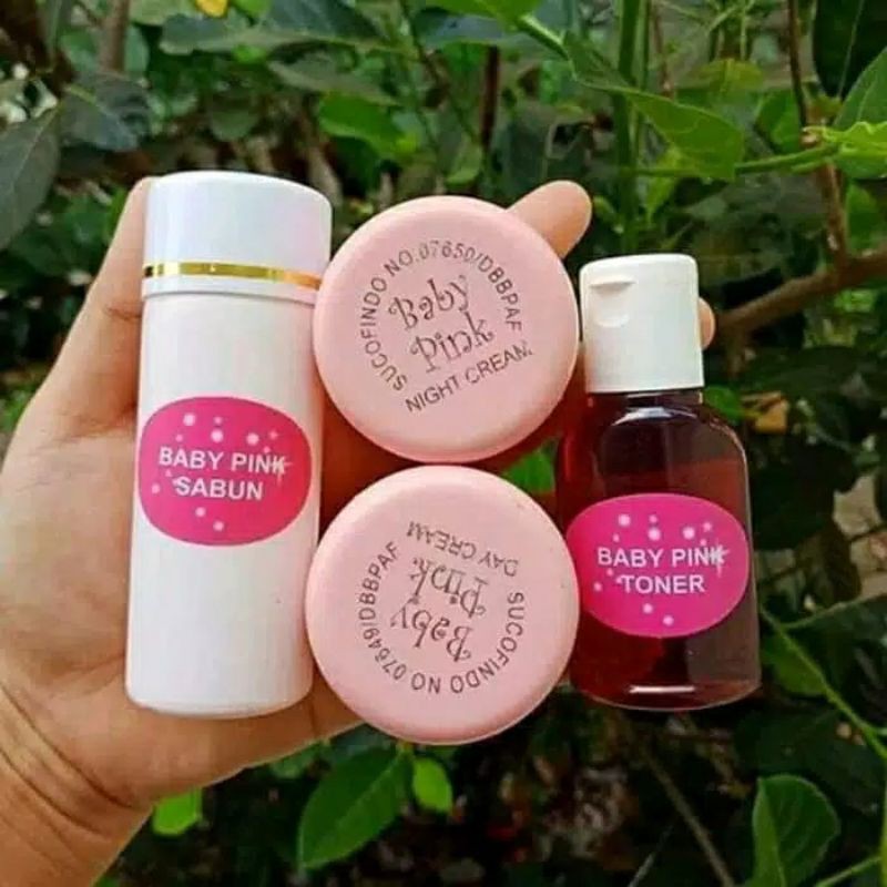 cream baby pink