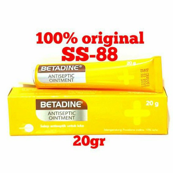 Jual Betadine Antiseptic Ointment Salep Antiseptik Untuk Luka Gr Shopee Indonesia