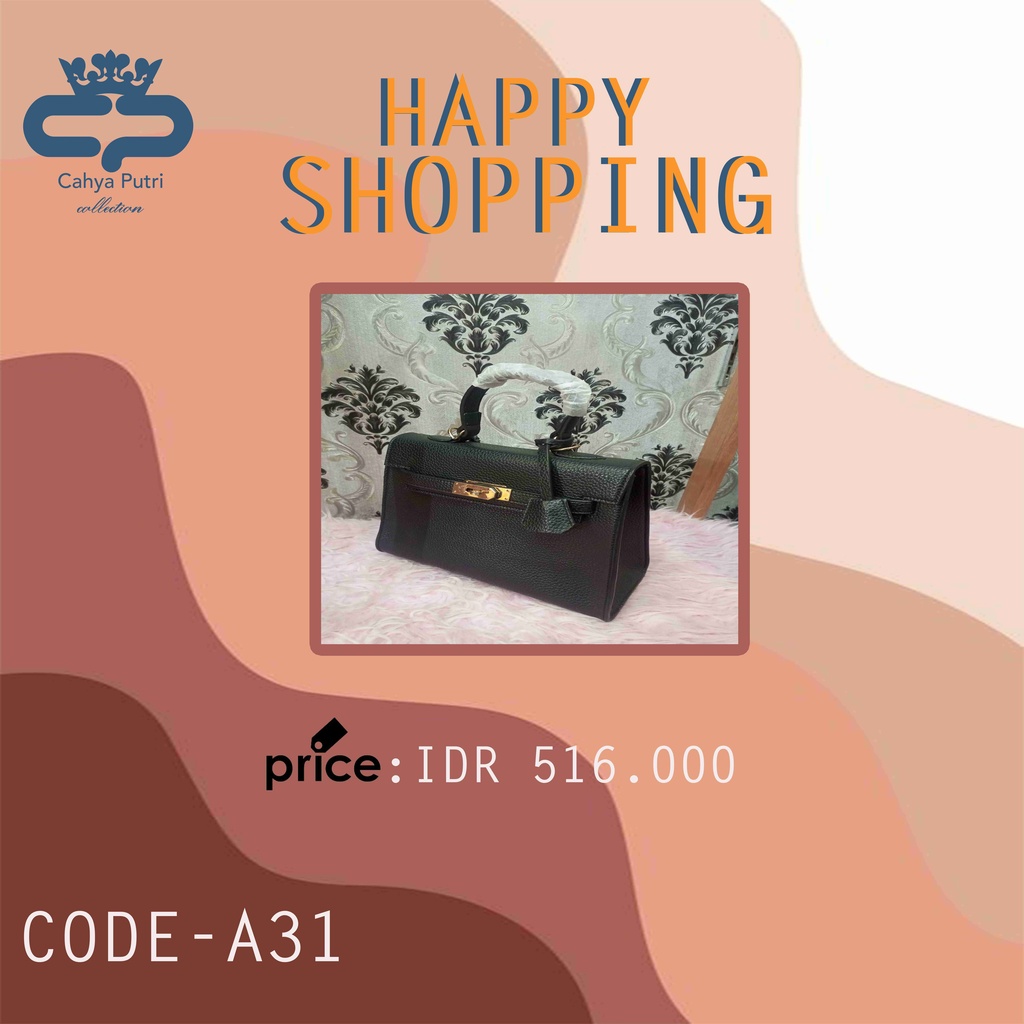 Tas Safitri Collection Black Premium