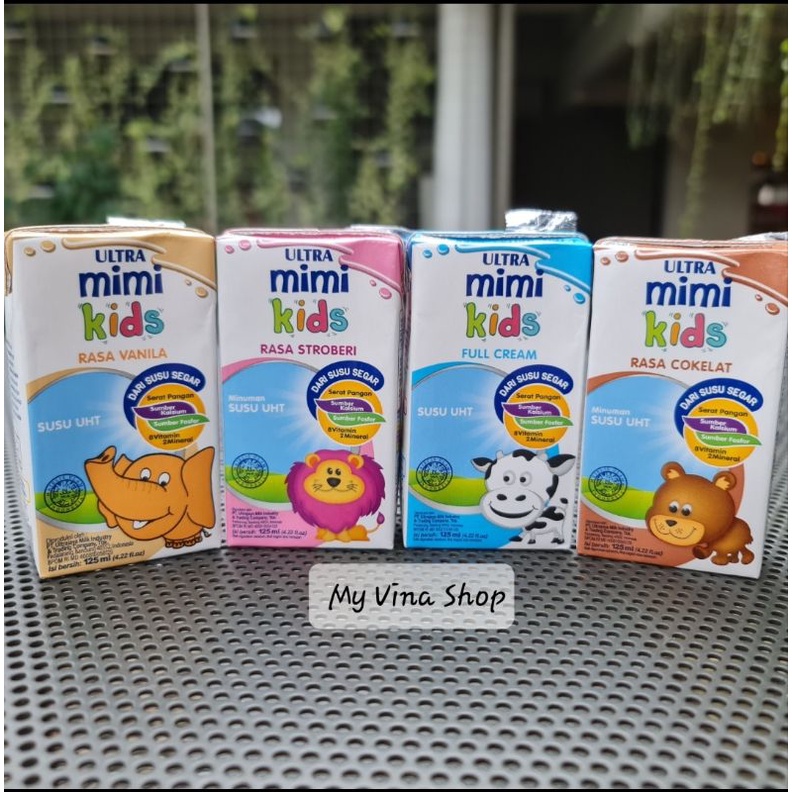 Susu UHT Ultramilk MIMI/ Ultra MIMI/ MIMI Ultra 125 ml