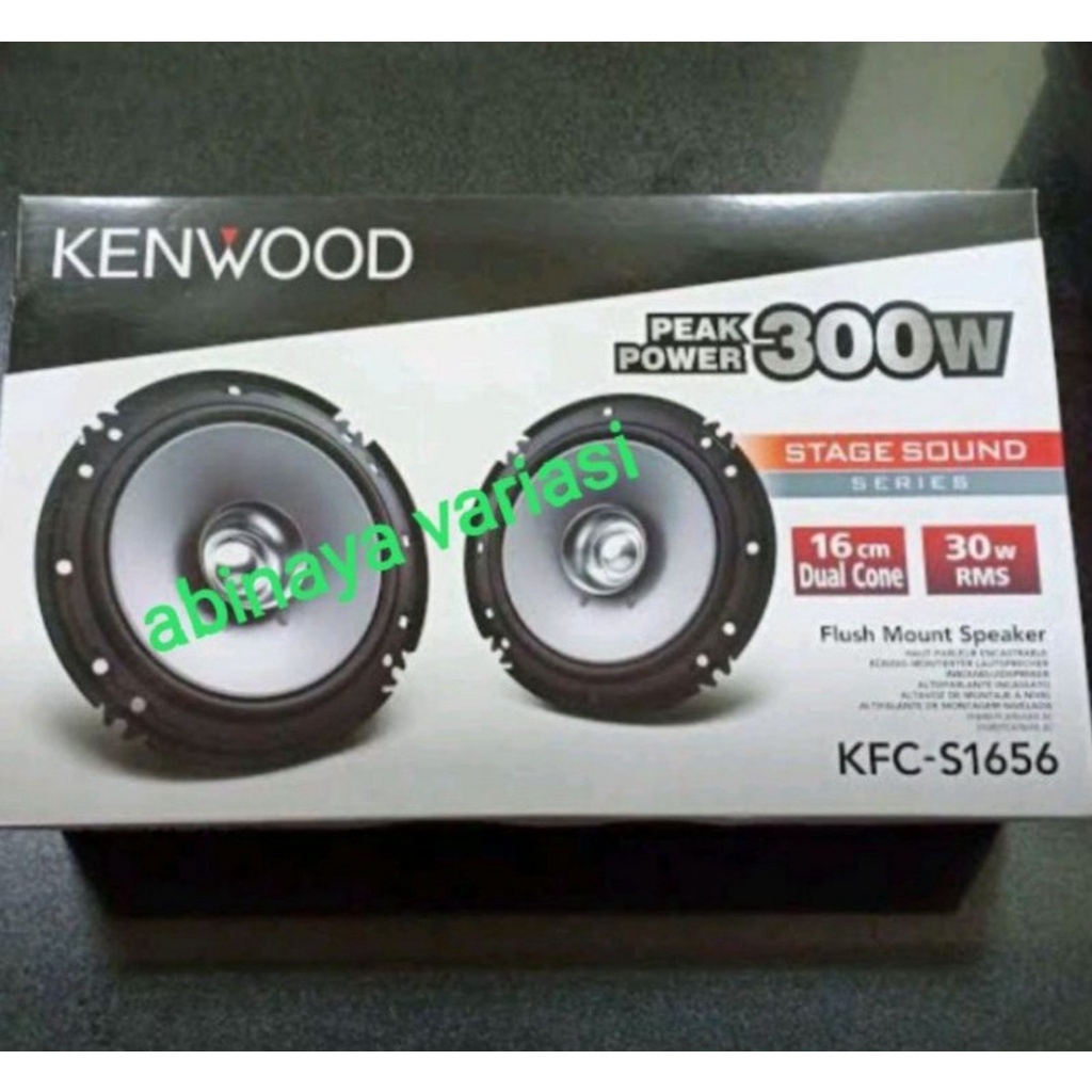 Speker Pintu Mobil ALL NEW SWIFT Speaker KENWOOD KFC-1656 ORIGINAL Full Bass