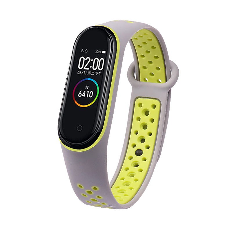 Silvertech Strap Sport Mi Band 4 /  Strap mi band 4 /Strap dua warna Mi band 4