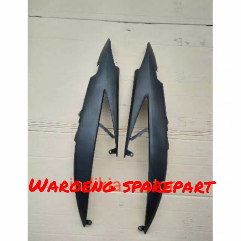 body belakang VARIO 110 LED FI HITAM DOFF