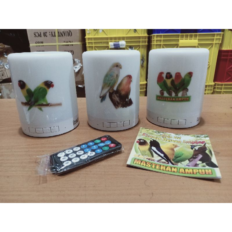 MP3 masteran burung kicau speaker remote audio panjang lengkap moncer profesional go suara juara lom