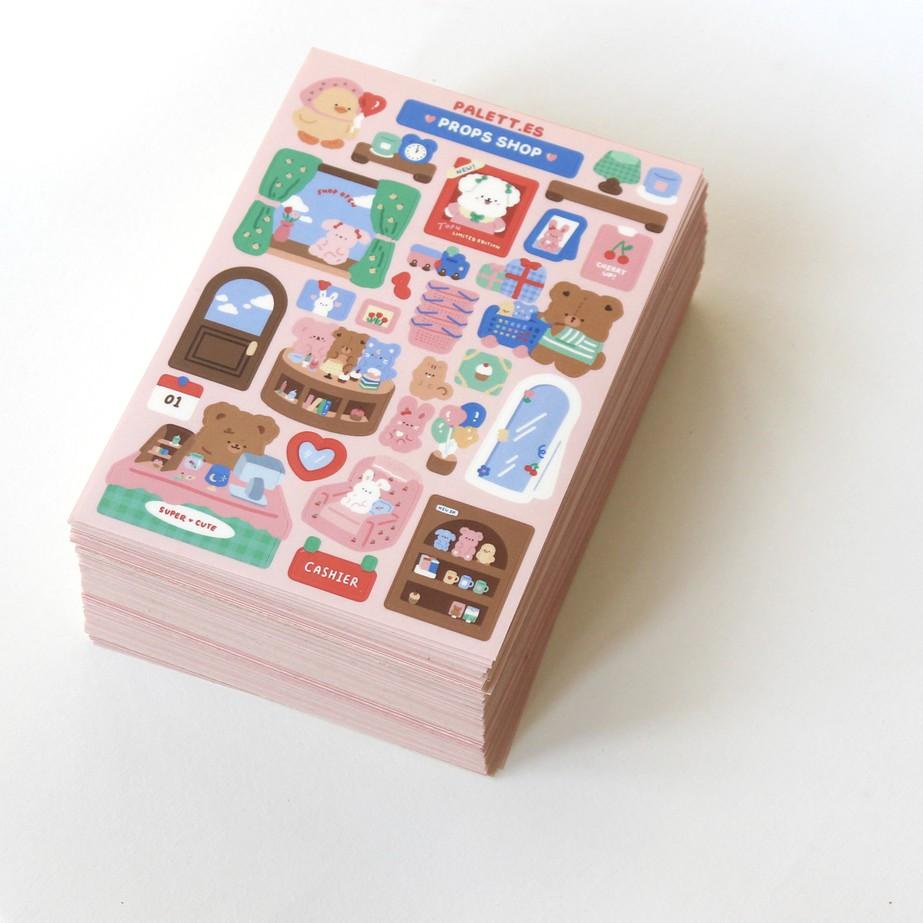 

[Viral]⭐ Palett.es - Props Shop Sticker Sheet(KODE2952) [thanks..]