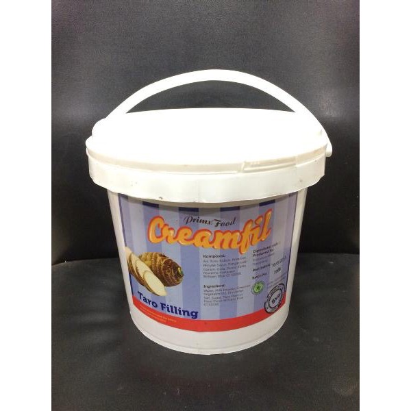 

CREAMFIL TALAS (isian selai cream talas untuk roti kue panggang)