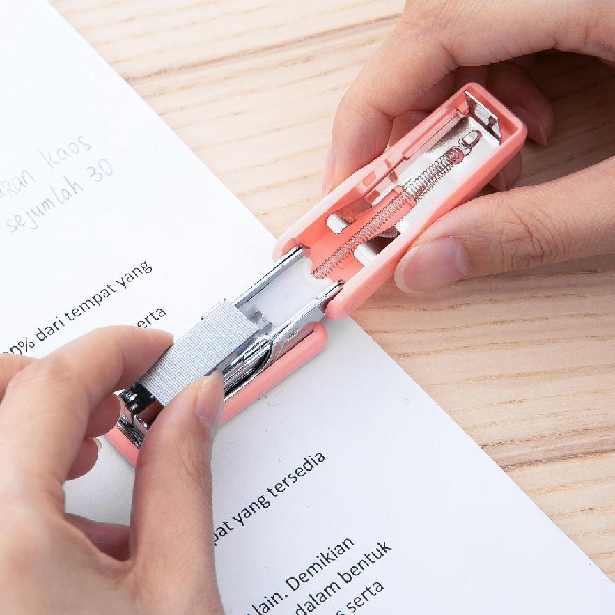 

BIG SALE!! (fdd-1272) Deli Stapler Sekolah Mini 10 dengan staples 4 Warna E0254