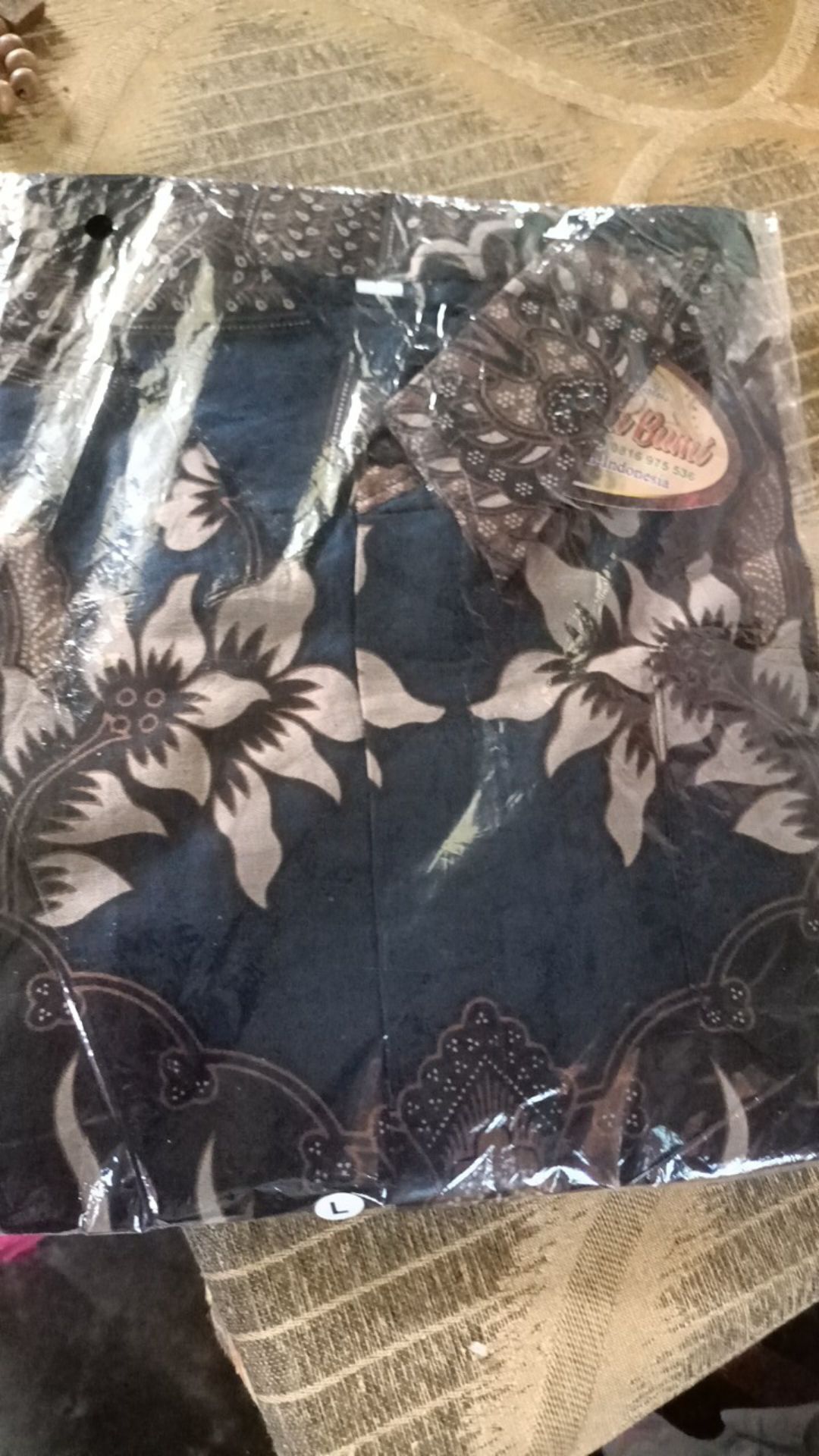 Cod Kemeja Batik Anak Lengan Panjang S M L Xl Baju Batik Anal Lengan Panjang