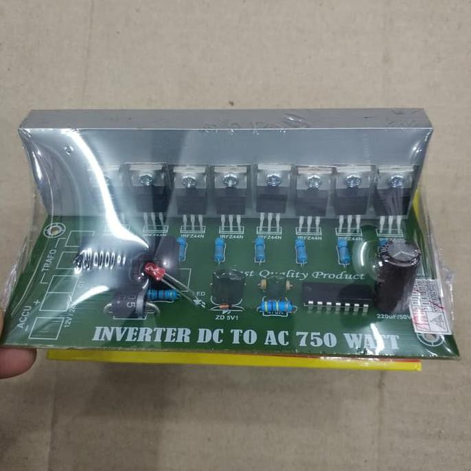 Kit Inventer Dc To Ac 750Watt / Perubah Tegangan Aki Ke Listrik Jimaud54 Segera Beli