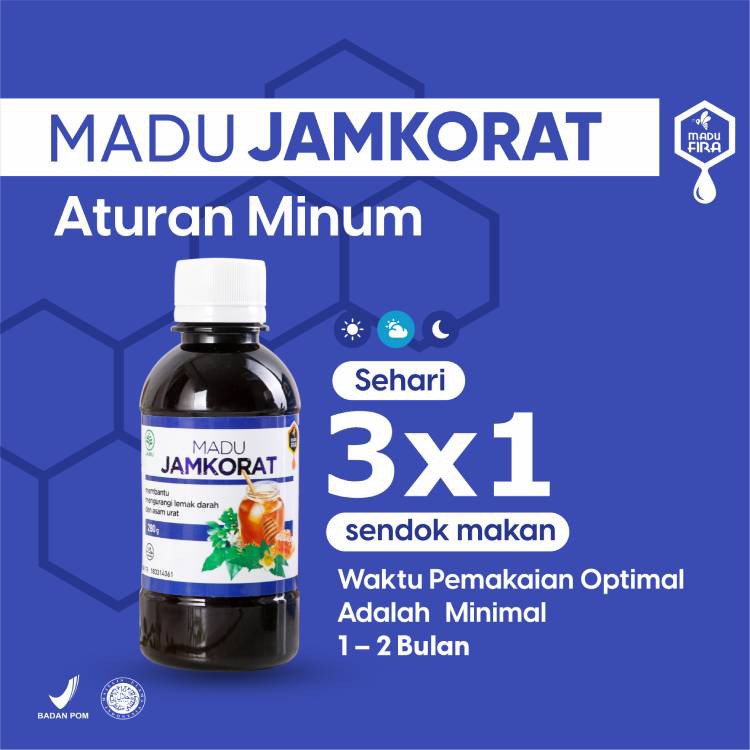 Madu JAMKORAT Original Obat Rematik Herbal Asam Urat Dan Kolestrol