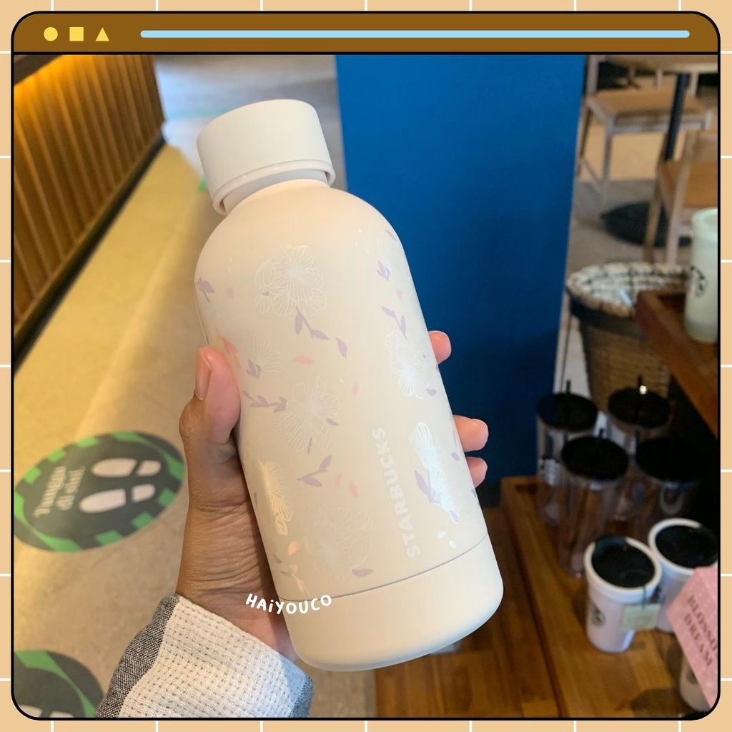 Tumbler Starbucks Spring 2022 Cherry Blossom / Tumbler Starbucks Cherry Blossom Petals Water Bottle