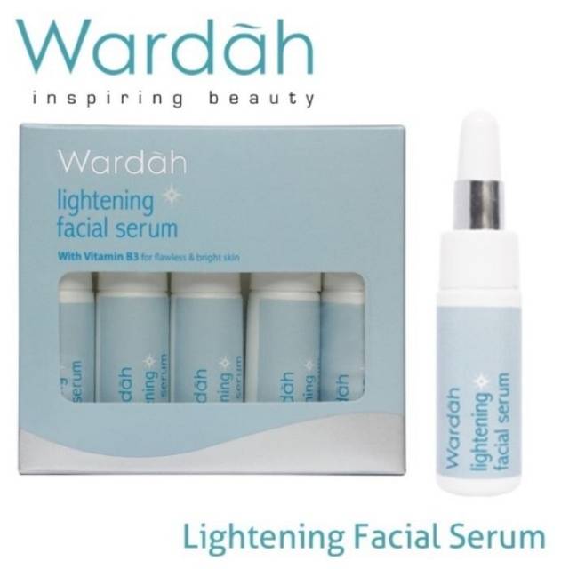 SATUAN / SATU PACK isi 5pcs Wardah Lightening Face Serum Wajah 5 ml