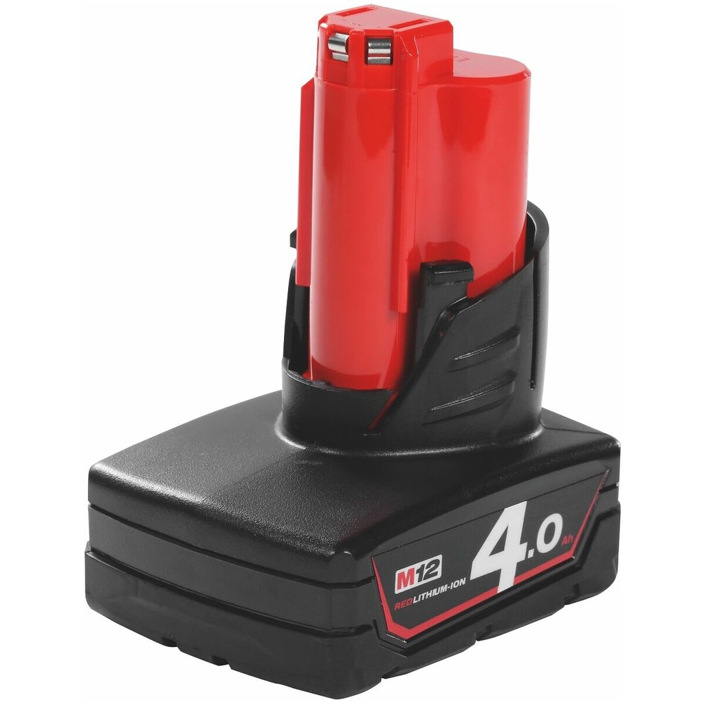 MILWAUKEE M12B4 12VOLT 4.0AH REDLITHIUM™ BATTERY&quot;