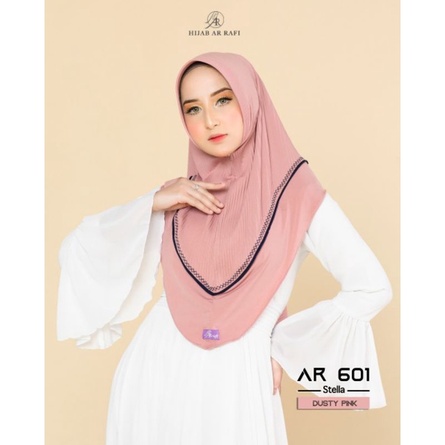 Hijab ArRafi AR 601 jilbab kerudung bergo instan wanita dewasa terbaru 2022 ori ar rafi variasi plis