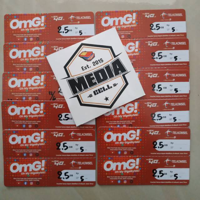 Voucher Data TELKOMSEL 2,5GB 5Hari JATIM [Kode Bisa Dikirim via Chat]