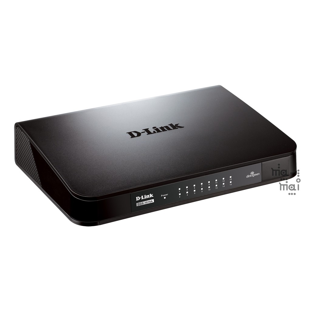 D-Link Switch DGS-1016A 16-Port 10/100/1000Base-T Unmanaged Standalone