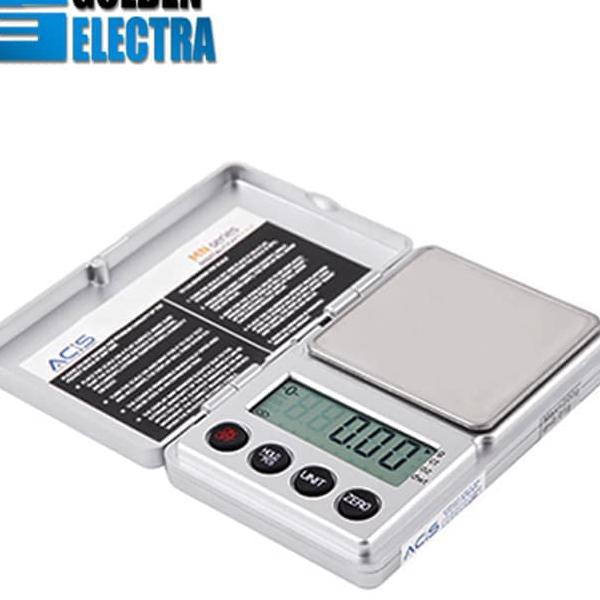 Timbangan Digital Mini Emas Batu akik, ACIS / MN-200 Pocket Scale - Putih