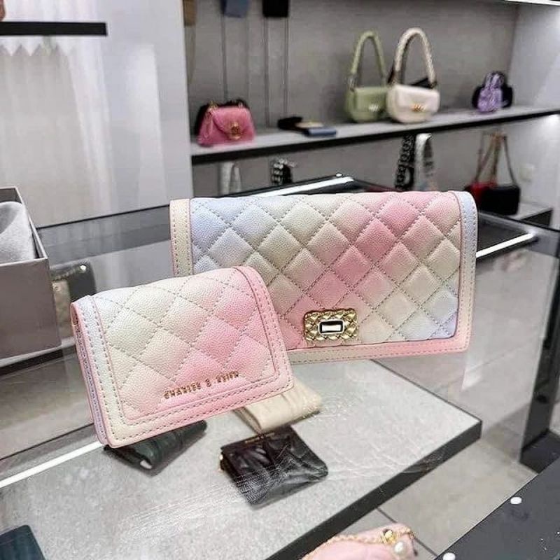 6.6 SALE | CK Micaela Quilted Phone Pouch / CK Micaela Quilted Card Holder