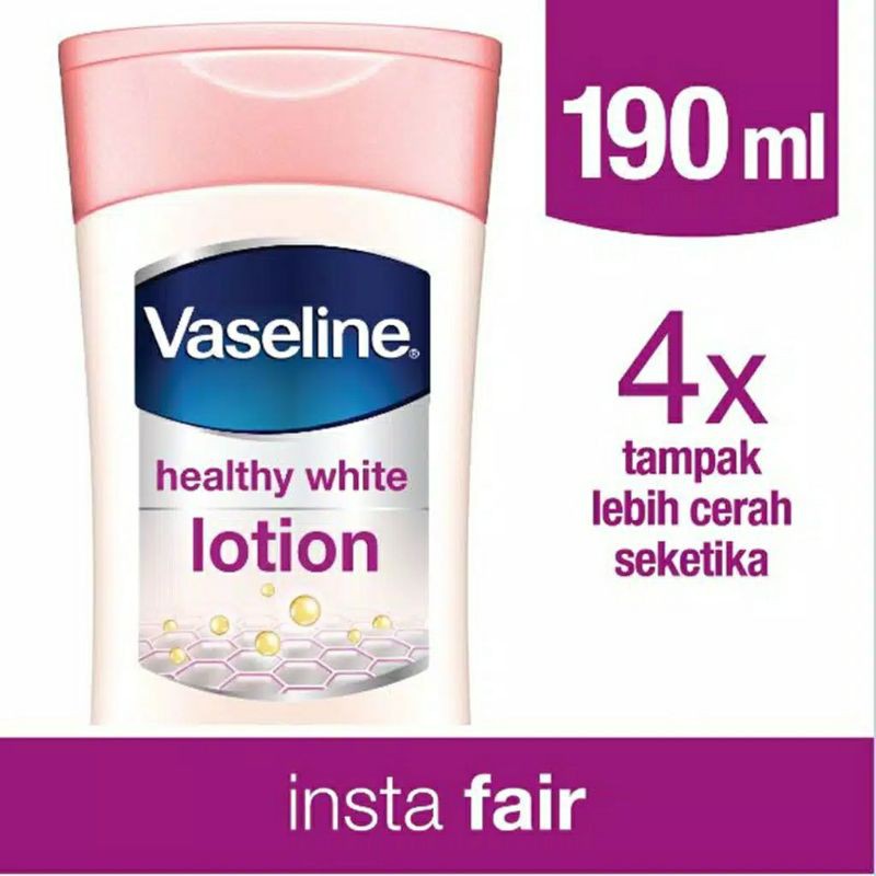 vaseline body lotion insta fair
