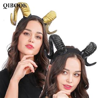 Bando Wanita Model Tanduk Domba Gothic untuk Kostum ...