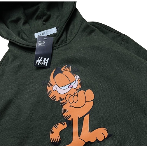 Jaket Hoodie Pria Wanita GARFIELD  Casual Good Brand Quality