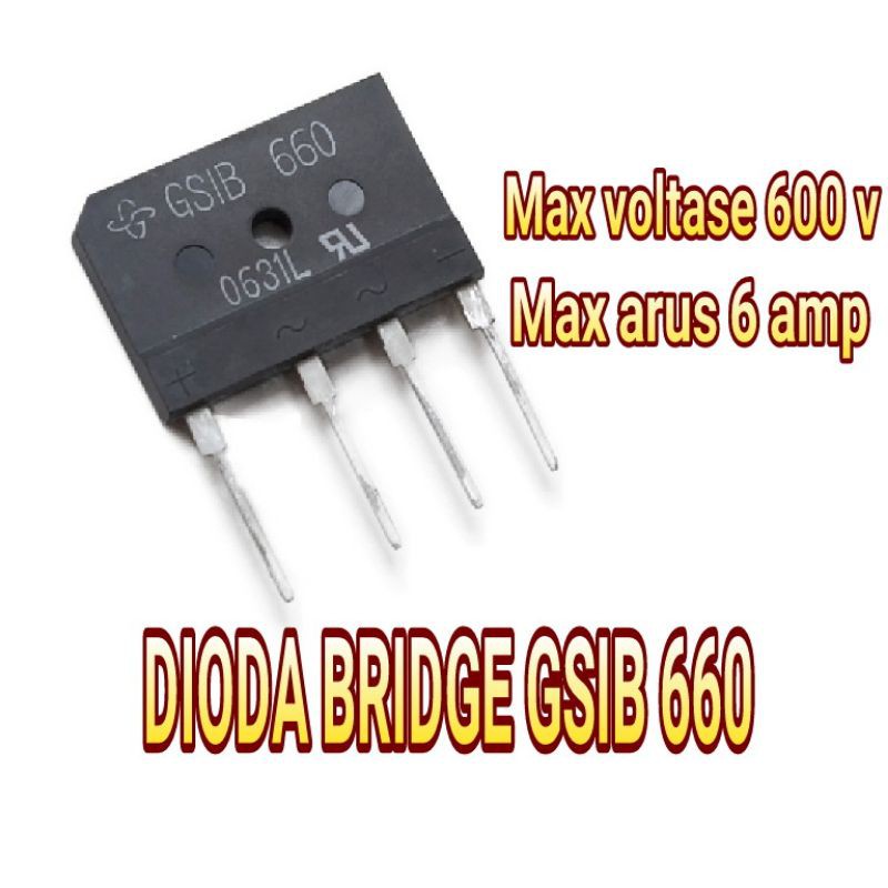 dioda bridge brid sisir 6amp 6 a