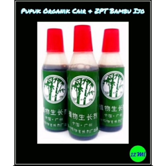 Bambu Ijo Hijau Pupuk Lengkap Dengan ZPT Pupuk Cair Organik & ZPT Bambu Ijo 12 Ml