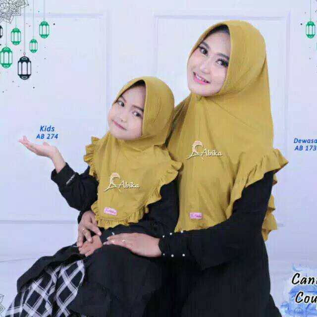 Bergo cantika couple by Abika (jilbab/hijab instan modern)