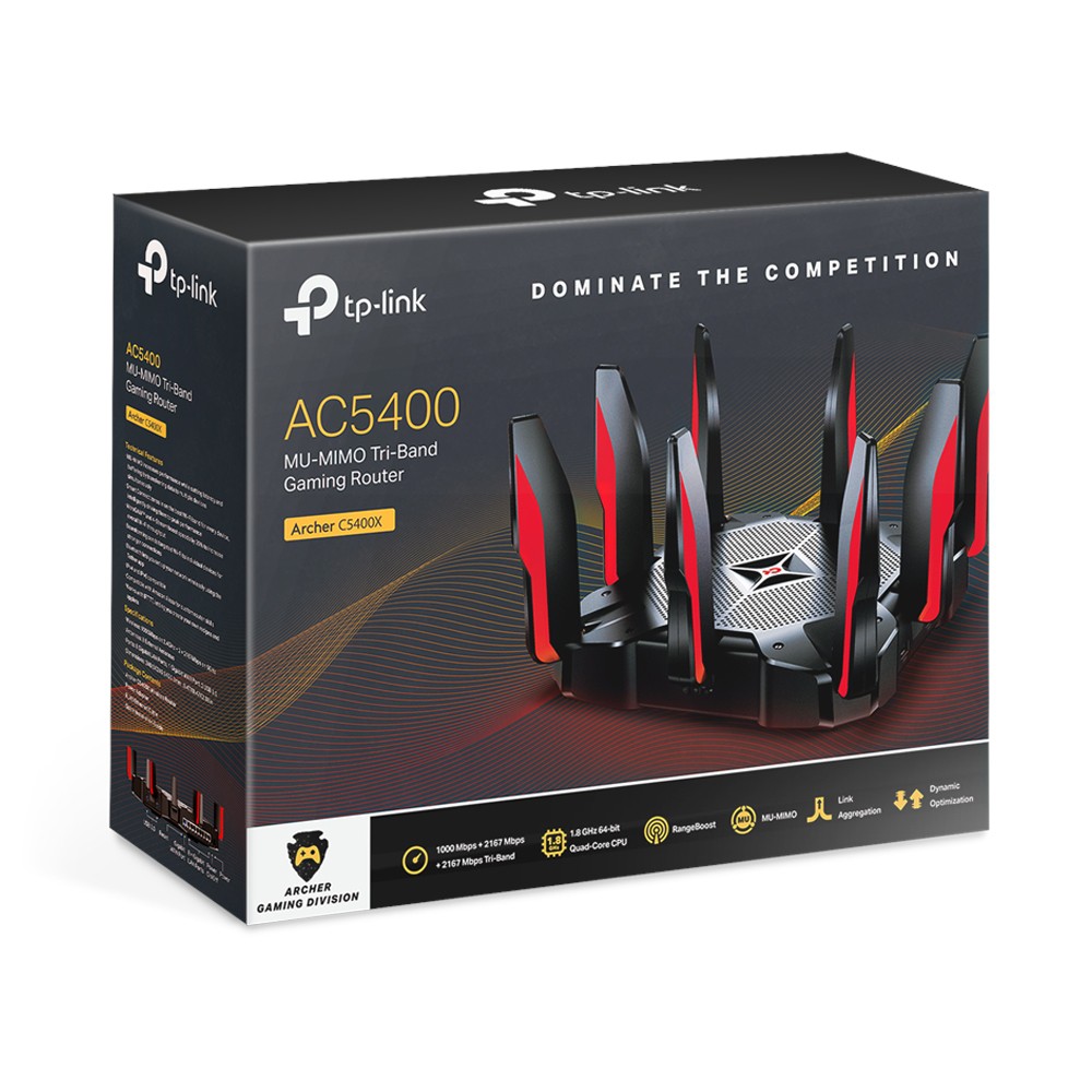 Tp-Link Archer C5400X AC5400 MU-MIMO Tri-Band Gaming Router