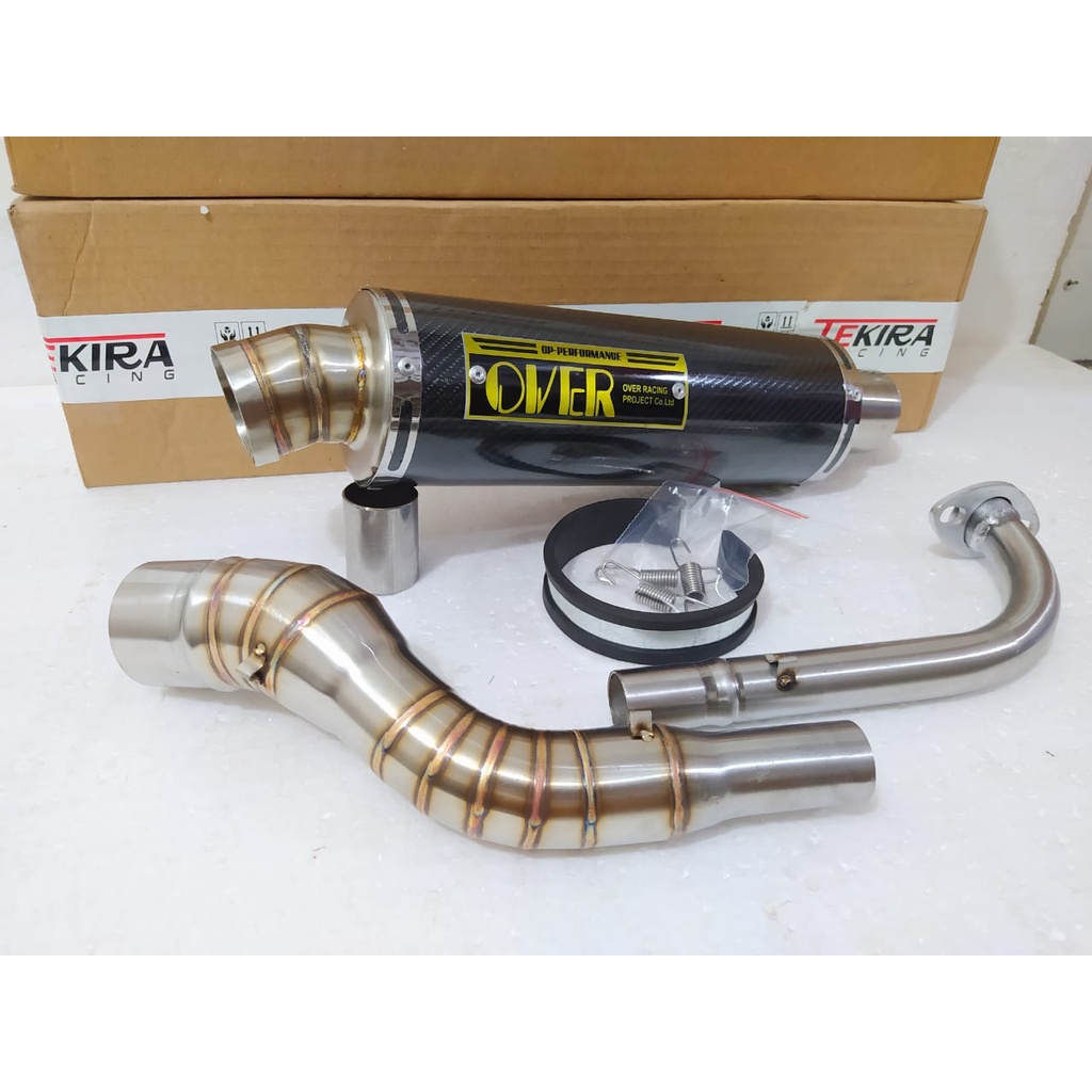 Knalpot Over Racing GP Carbon Yamaha All New Aerox 155 R Vva Connected Nmax 155 New Abs Old Lama Lex