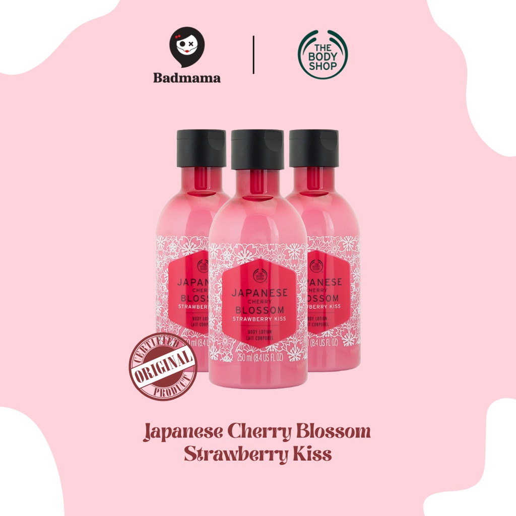 Jual Japanese Cherry Blossom Strawberry Kiss The Body Shop Shopee