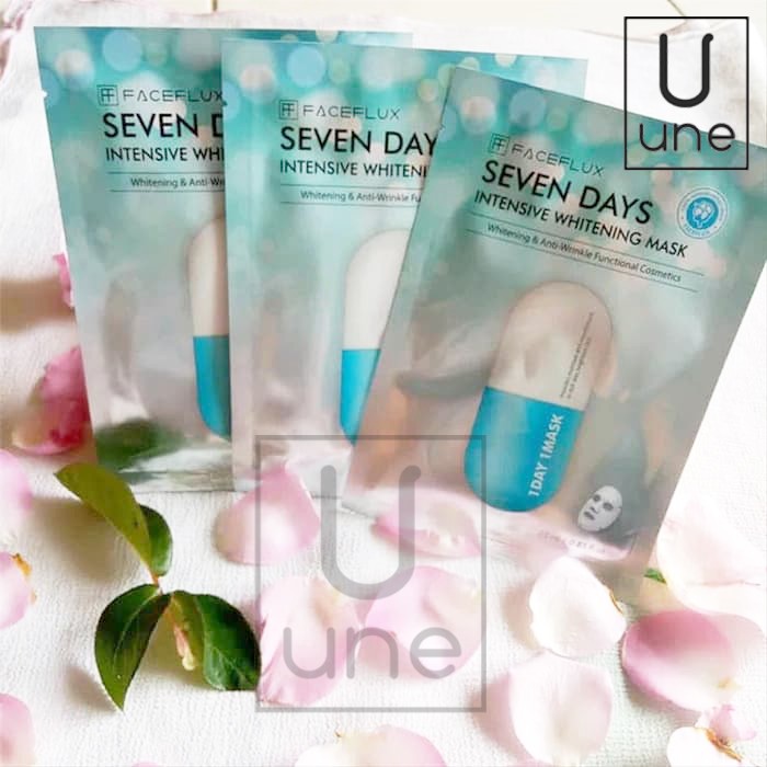 Faceflux - BPOM : Seven Days Intensive Whitening Mask harga per sheet