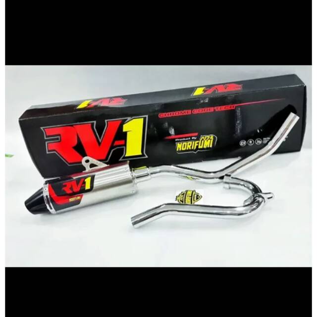Knalpot Norifumi RV1 Shorty Evo Nf Motor KlX 150 - Dtracker 150 - CRF 150 L Original RV1