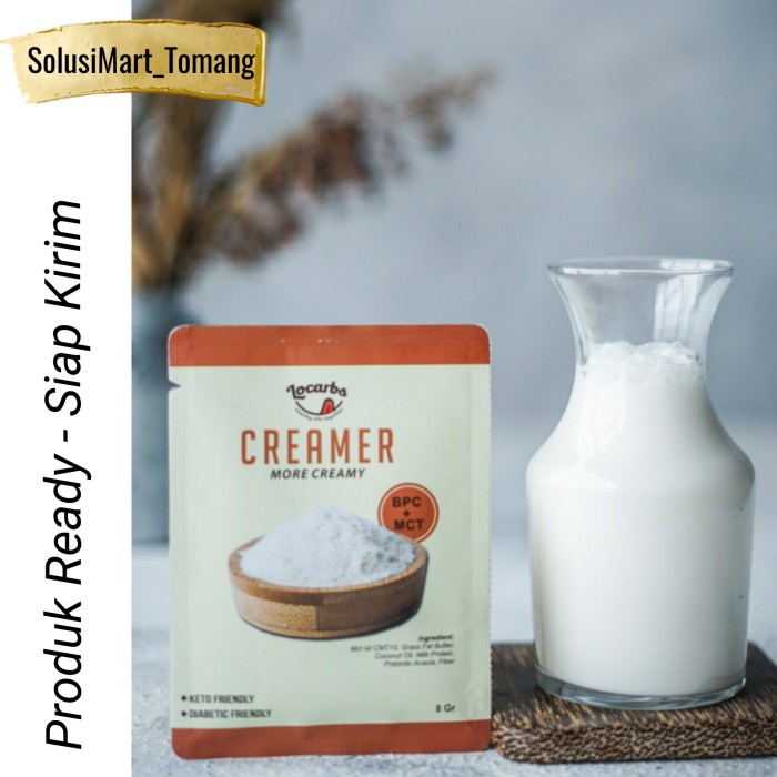 Krimer- Creamer Bubuk Ketofriendly - Bulletproof Fat Powder - 5 Sachet -Krimer.