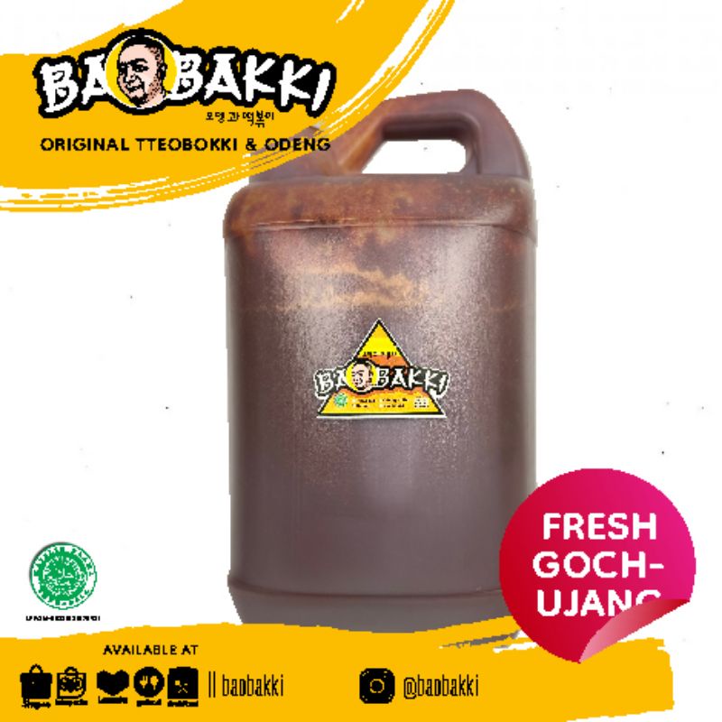 

Gochujang 5 Liter / Sambal pasta korea / Saus Gochujang / Hot pepper