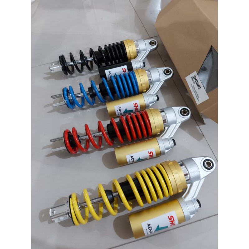 KUNING shockbreaker showa tabung atas non stel thailand mio vario beat scoopy dll 310mm