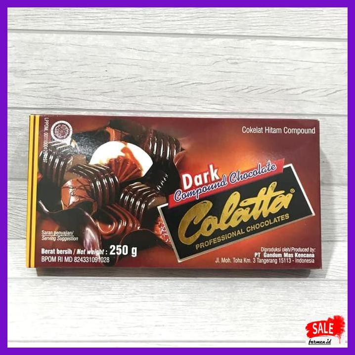 Jual Sakmacoklat Coklat Batangan Compound Colatta Dark Milk White Strawberry 250 Gram White 6138