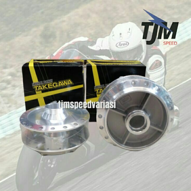 Tromol Set Depan Belakang Takegawa Vixion New Chrome
