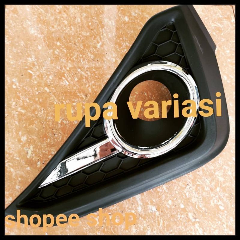 Ring foglamp BUMPER DEPAN TOYOTA All new Rush 2018 sampai 2021 2019 2020 CHROME CROME trd tempel