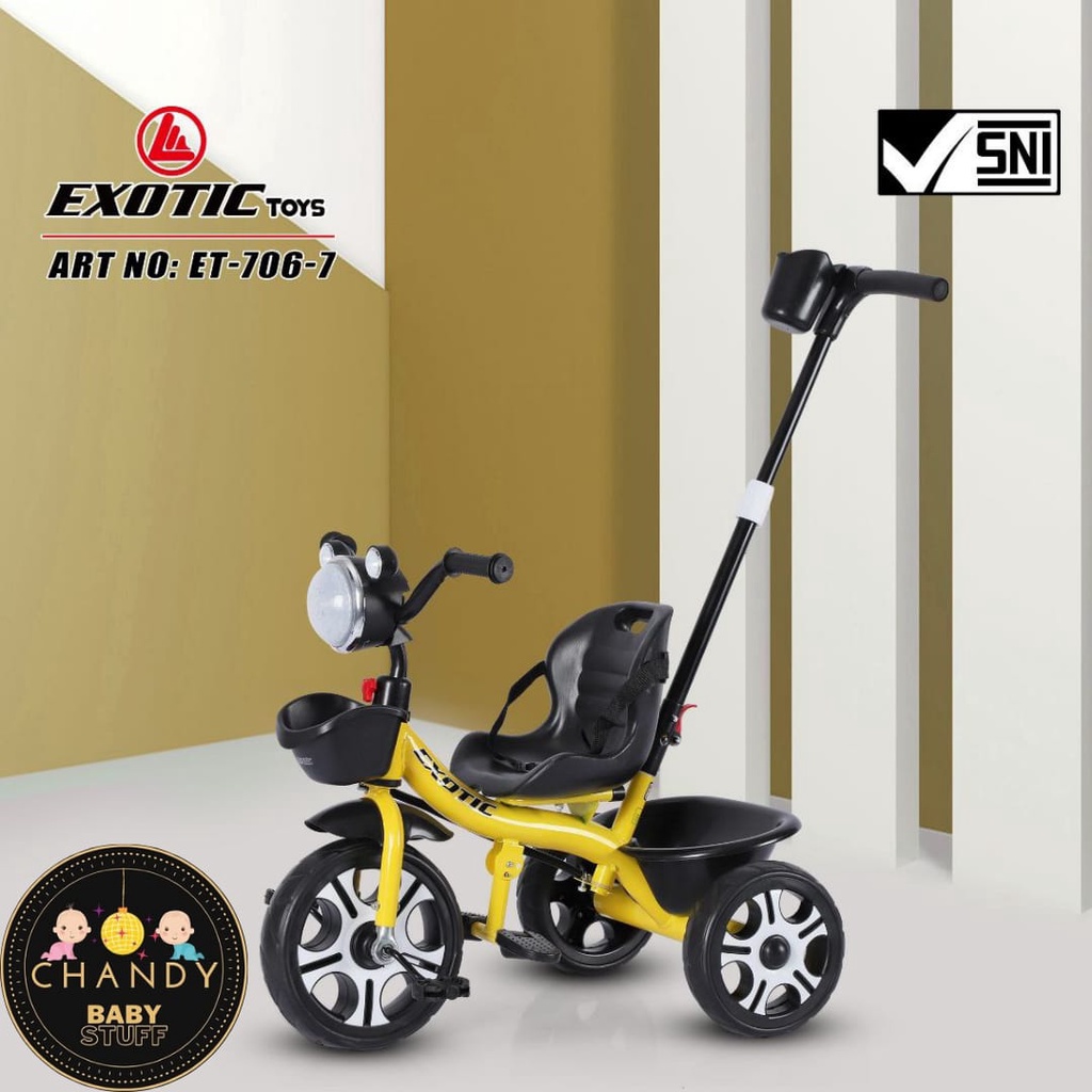 SEPEDA TRICYCLE ANAK RODA TIGA EXOTIC ET 706-7