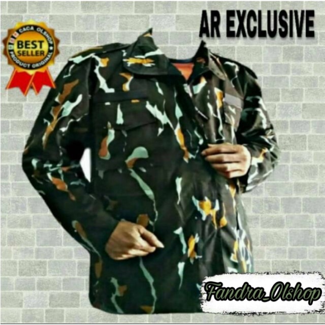 Jaket Loreng Brimob Pelopor Bolak balik Merk Exclusive Original. Kualitas Terbaik 