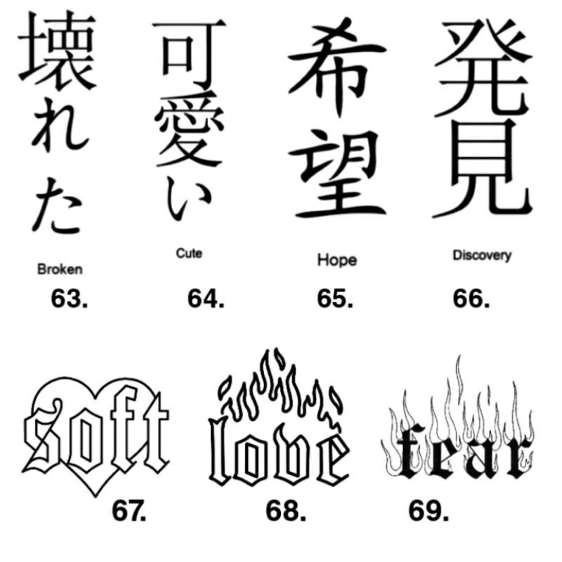 【 RDM2 】 Stiker Tatto /Tattoo Temporary aesthetic