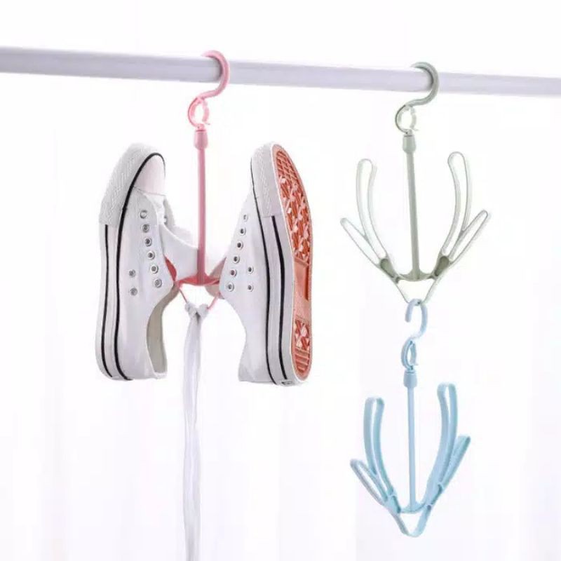 (sepatu hanger) gantungan jemuran sepatu