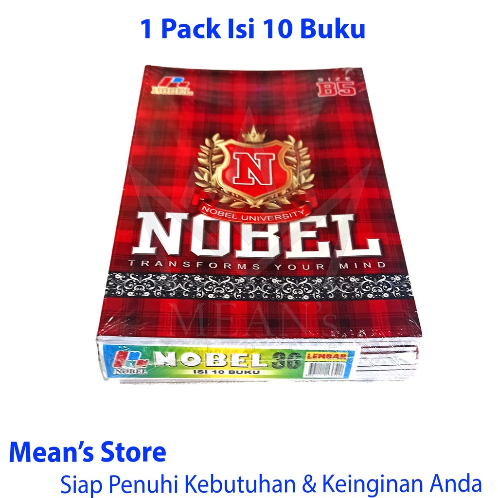 

Buku Tulis Nobel Isi 36 Lembar / Buku Tulis SMK / SMA / SMP Boxy B5
